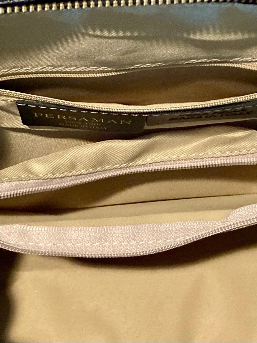 NWT PERSAMAN New York satchel/ convertible crossbody